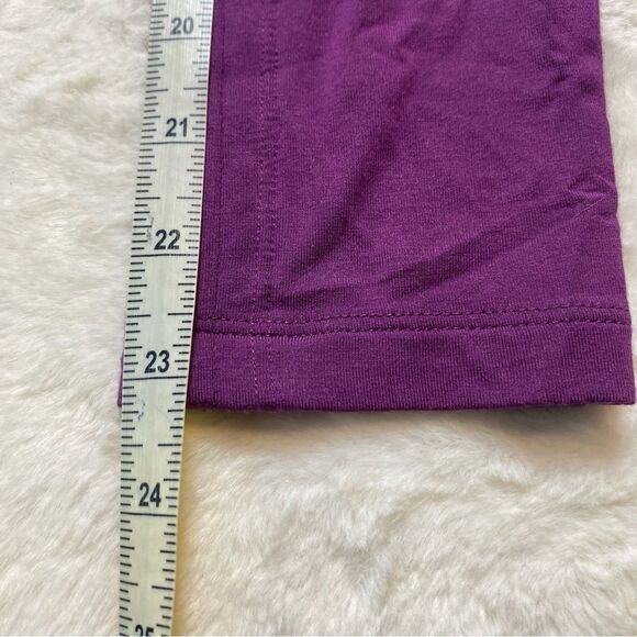 Athleta Purple Cold Shoulder Turtleneck New With Tags Size Medium - Picture 13 of 13